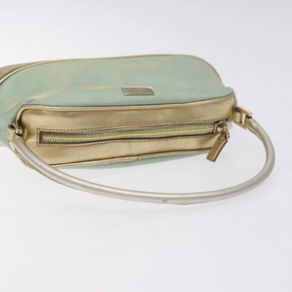 GUCCI Hand Bag Canvas Leather Light Blue 039 1133 Auth - Picture 5 of 15